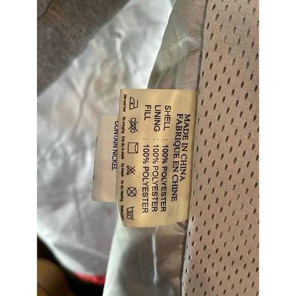 Vtg Les Pulls Rouges Ski Snow Vest Retro Red White Blue France Large See Photos - Picture 7 of 8